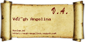 Végh Angelina névjegykártya